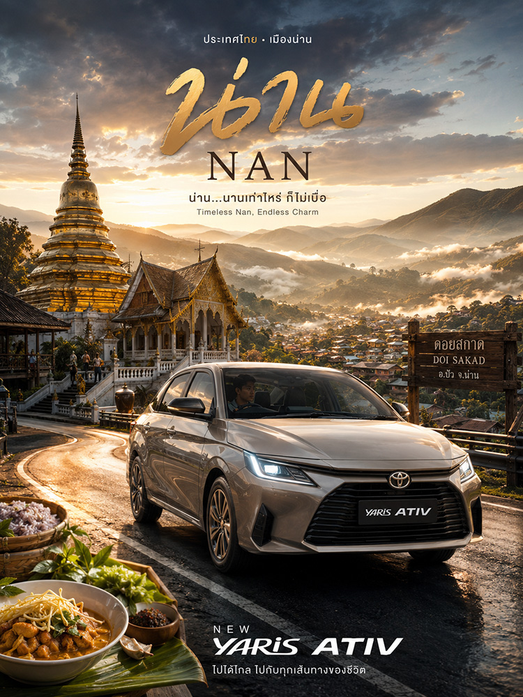 รถเช่าพร้อมคนขับน่าน ไปเชียงราย เชียงใหม่ พะเยา ได้หรือไม่? เดินทางสะดวก ปลอดภัย พร้อมคนขับมืออาชีพ